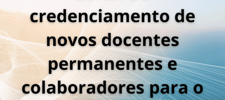 Resultado Preliminar – credenciamento de novos docentes permanentes e colaboradores para o PPGEP/UFMS – 2026.1