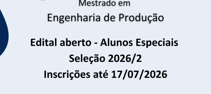 (Português do Brasil) Edital de Estudante Especial 2026/2 – Resultado Final